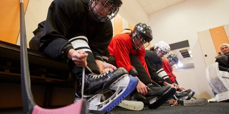 trening hokejowy